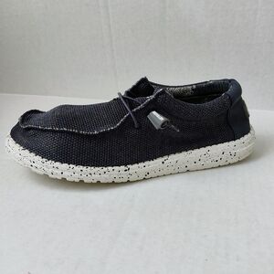 Hey Dude Wally Sox Navy Grey Camo Print Slip-ons Men's Sz11